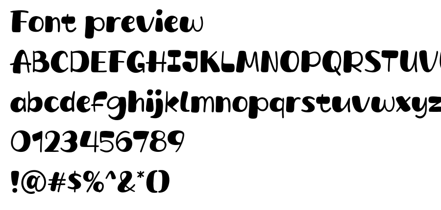 Quicky Story font