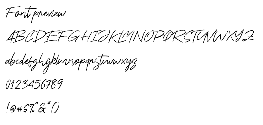 Ranget font