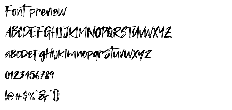 Rastazm font