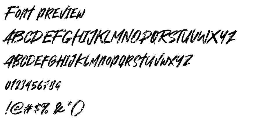 Rowdex font