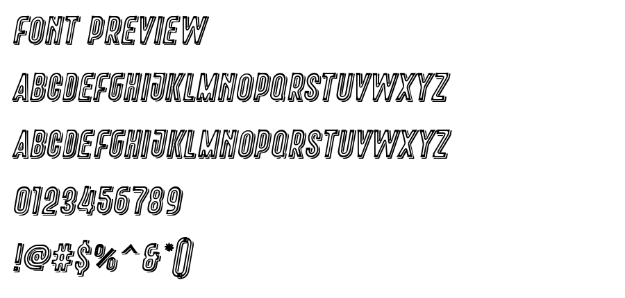 Rowsley Italic Personal Use font