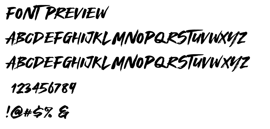 Royal Fighter Demo font