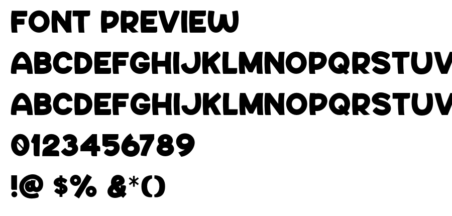 Say Comic font
