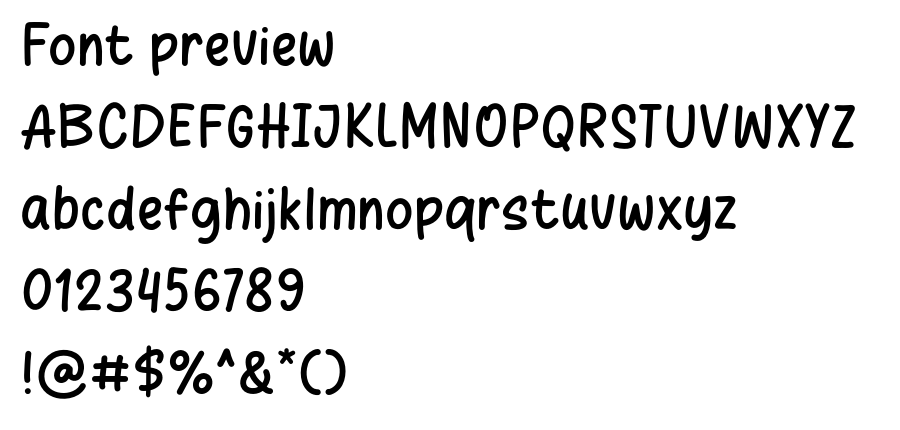 Sedap Kali font