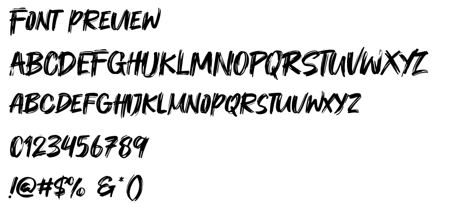 Showdex font