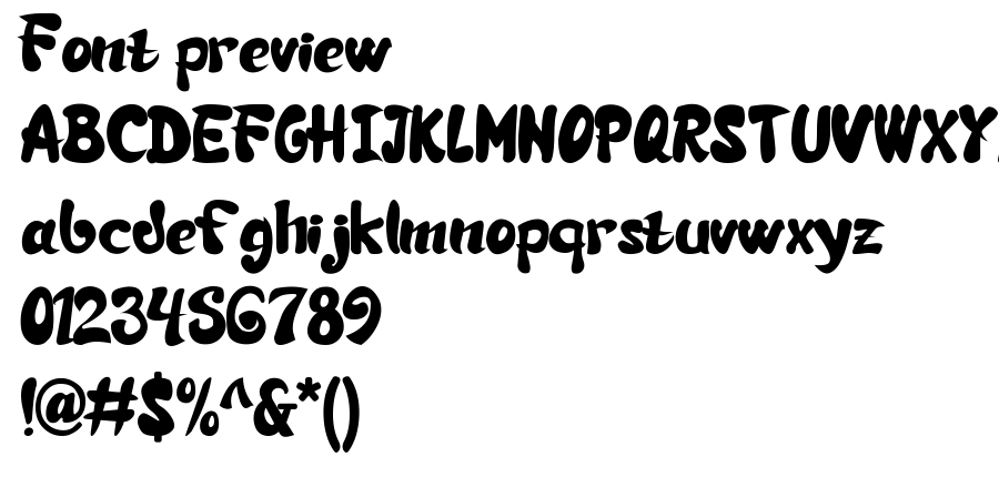 Si Brot! font