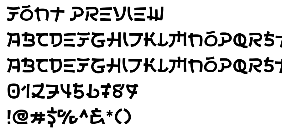Sinosuke font