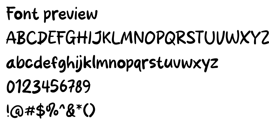 Snack Box font
