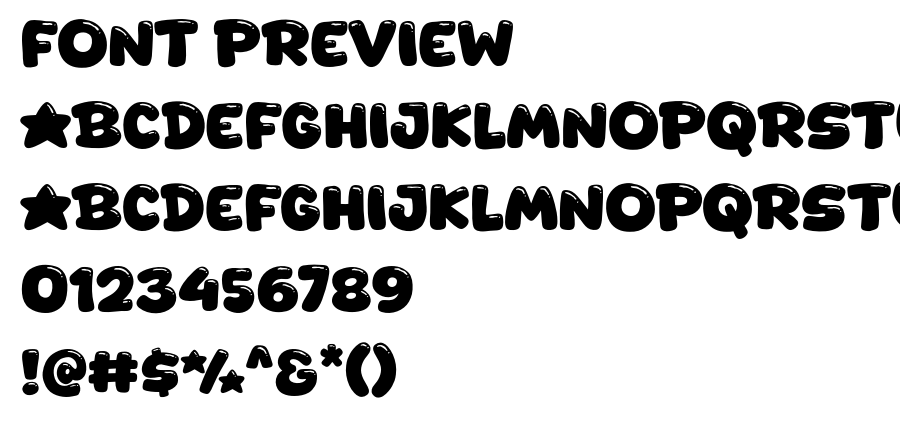 Starbim font