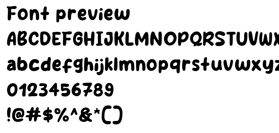 Sunday Hotdog font