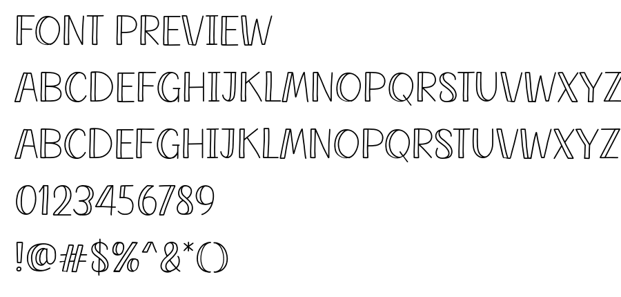 Sunday Pasta font
