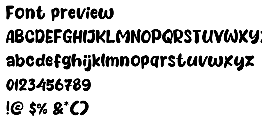 Sweets Smile font
