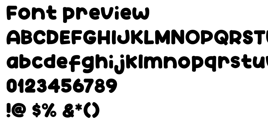 Talk Comic font