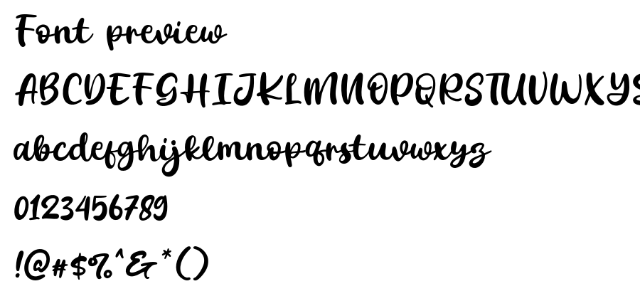 The Sally font