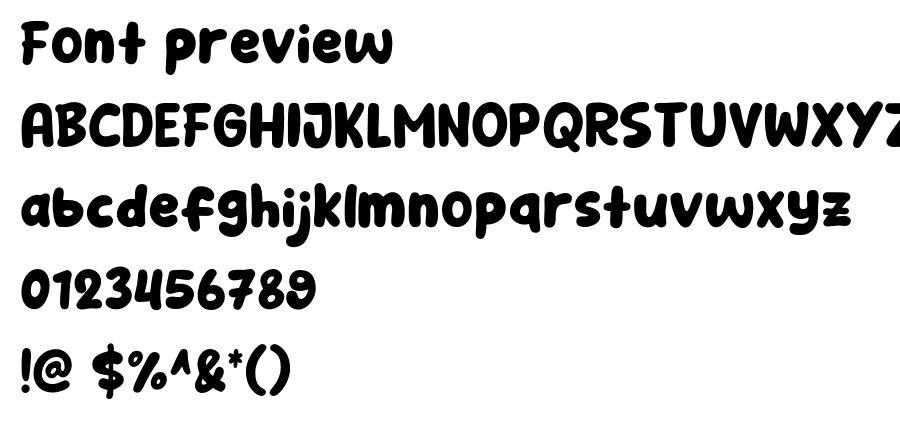 There Comic font