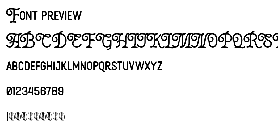 ThourenzInked QZVK0 font