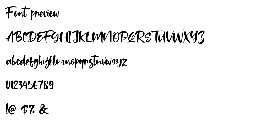 Tuckers font