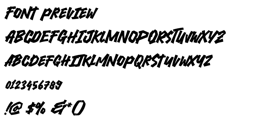 Under Subway font