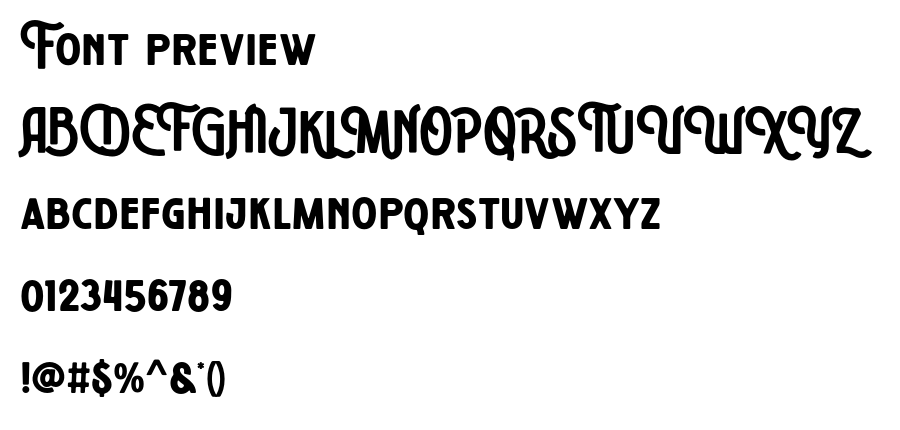 Vonderclean YzaB4 font