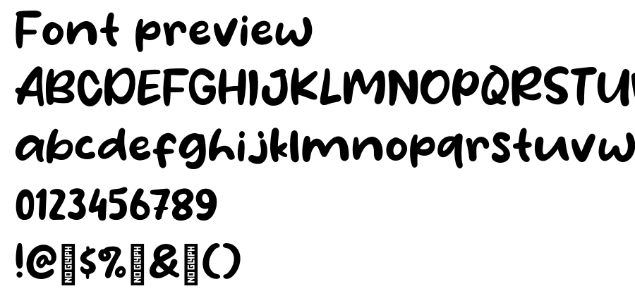 Waffle Story font