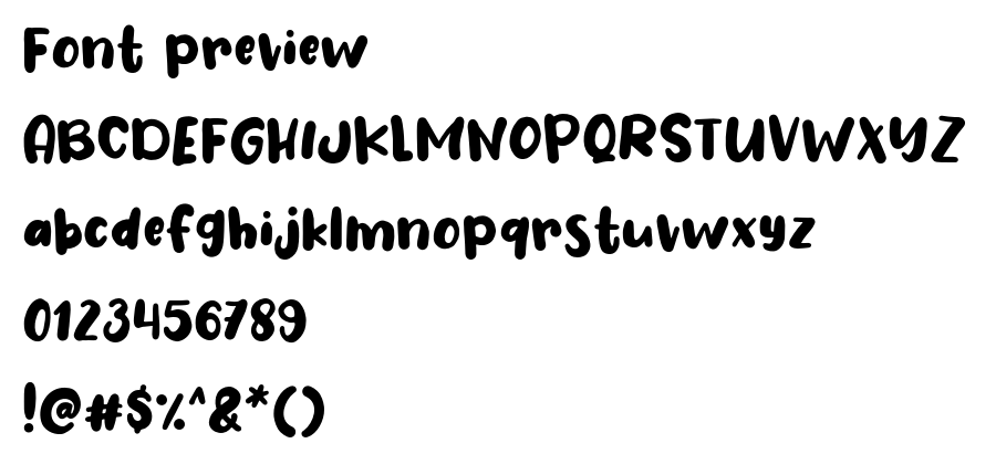 Wash Your Hand font