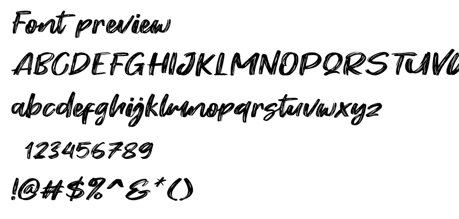West Fighter Demo font