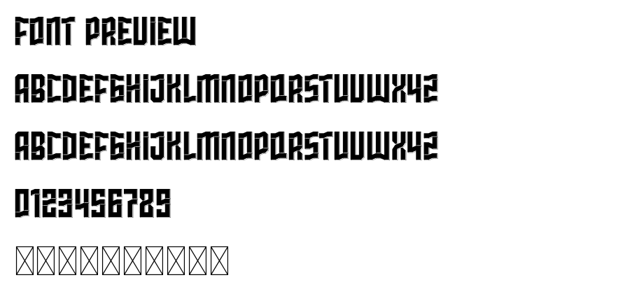 Westfalen Demo font