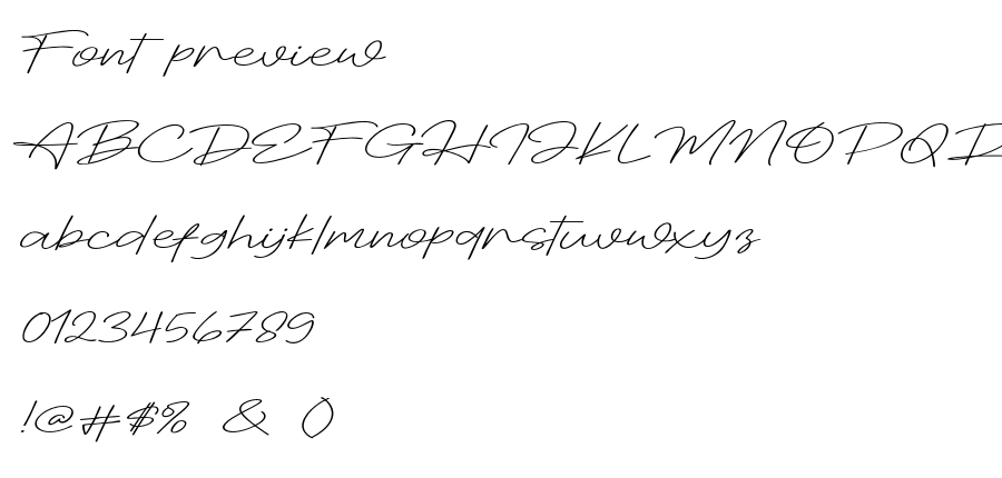 Winter Prime Monoline font