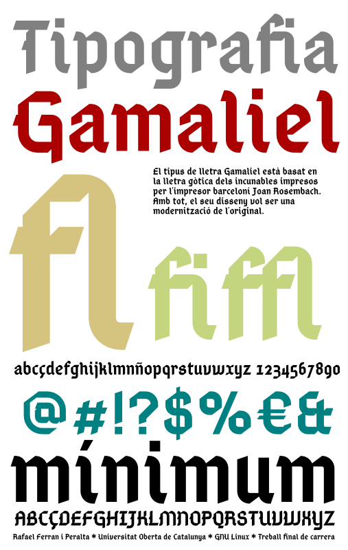 Gamaliel font