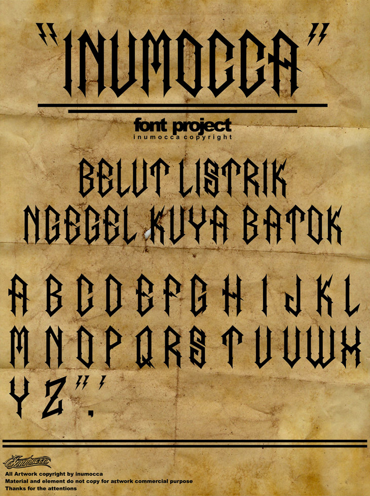 inumocca font