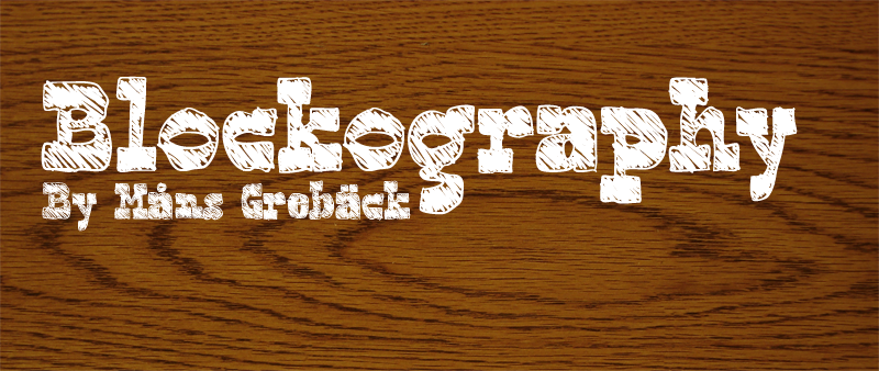Blockography font