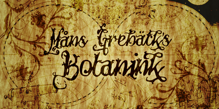 Botanink font
