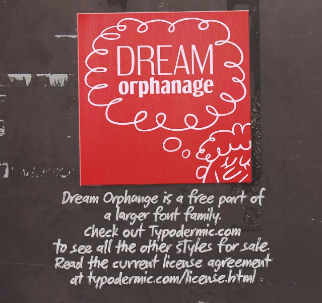 Dream Orphanage font