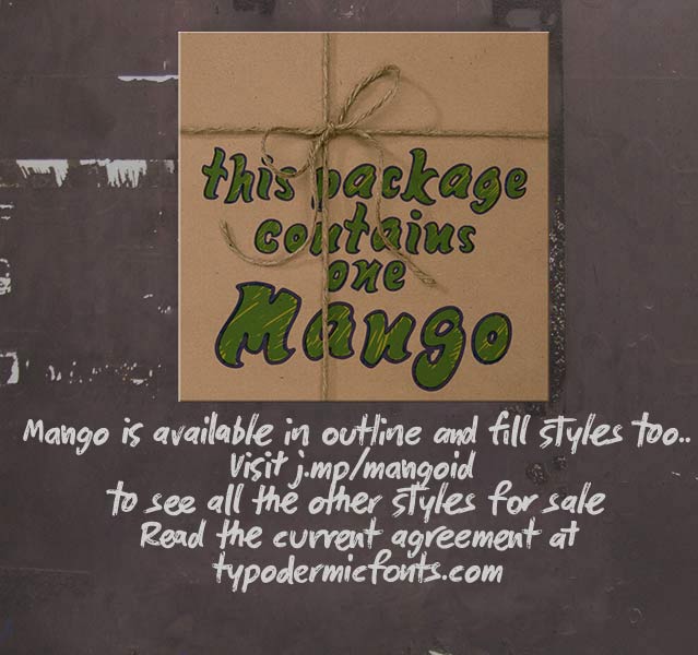 Mango Scribble font