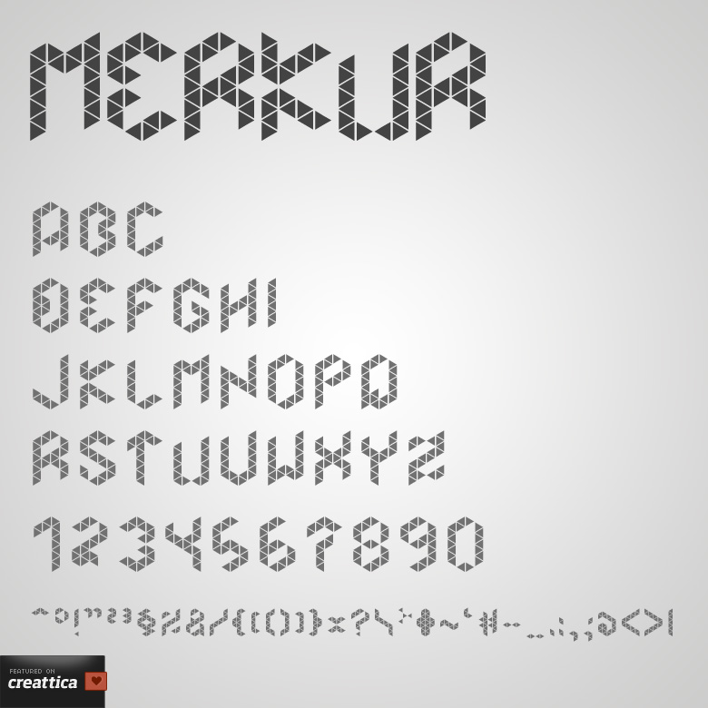 Merkur font