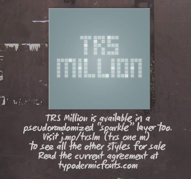 TRS Million font