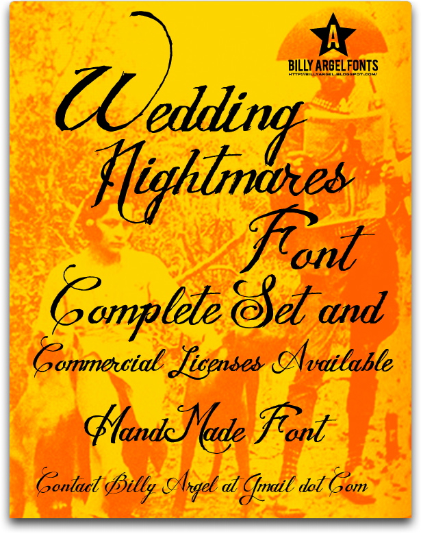 Wedding Nightmares font
