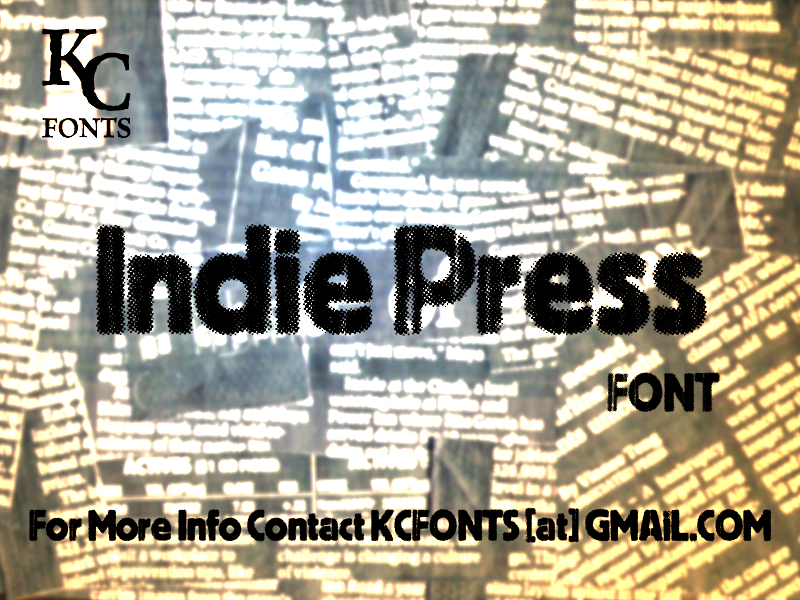 Indie Press font