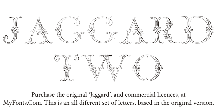 Jaggard Two font