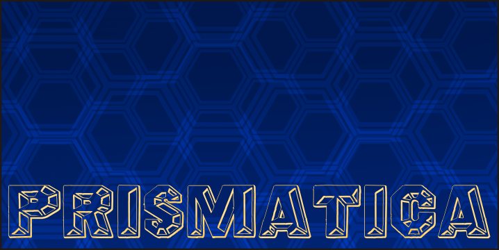 Cristalid / Prismatica font