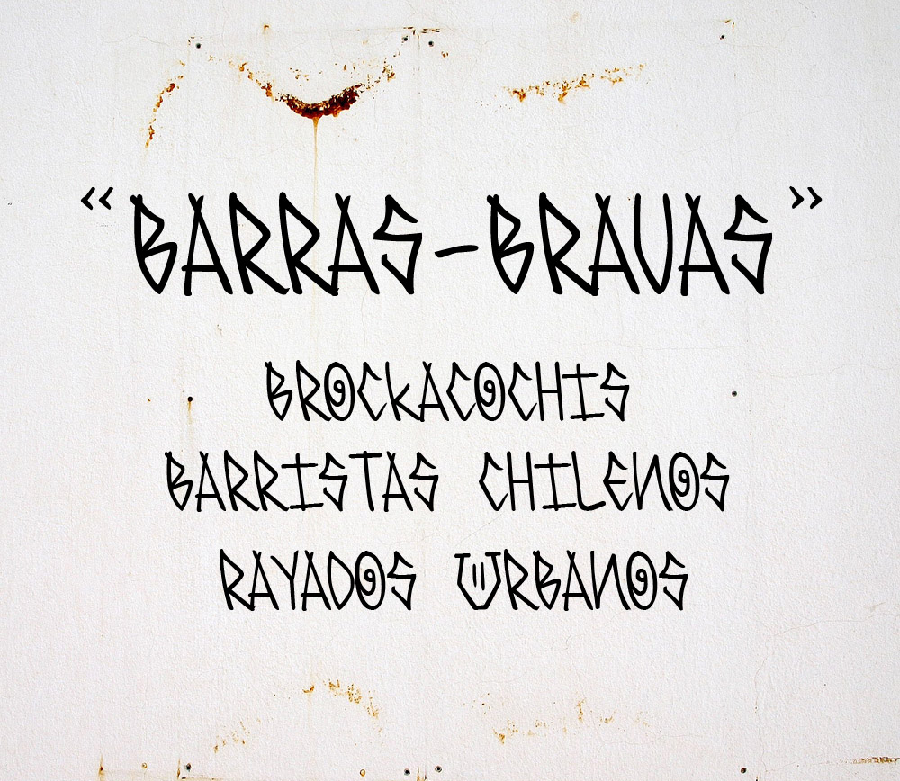 Barras-Bravas font