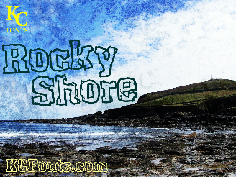 Rocky Shore font