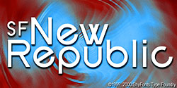 SF New Republic font