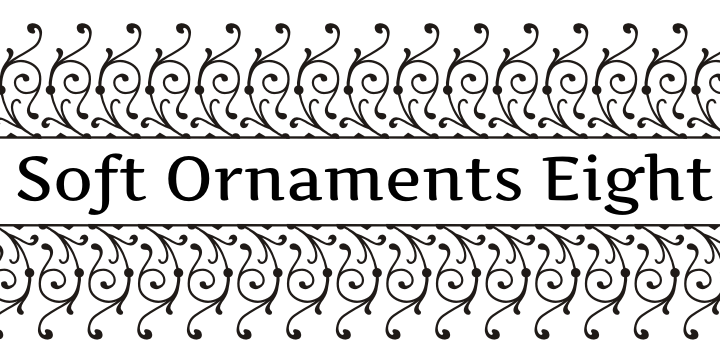 Soft Ornaments Eight font