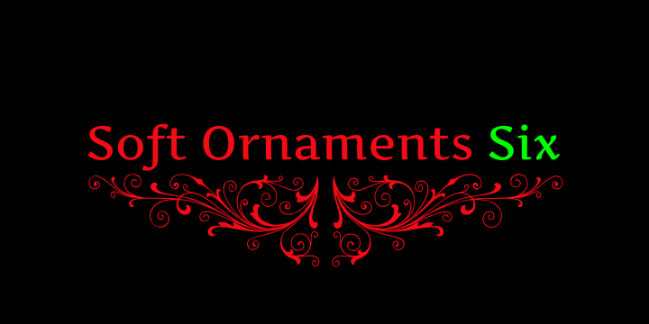 Soft Ornaments Six font