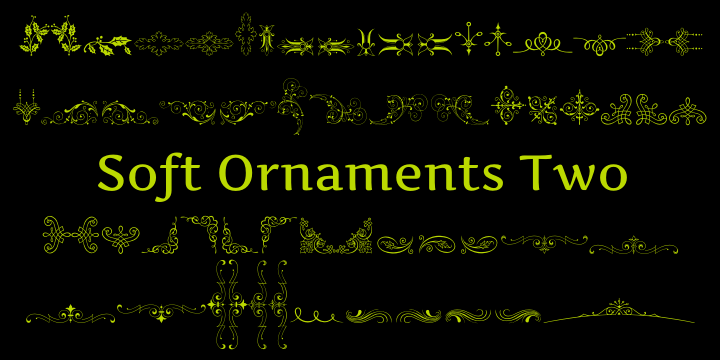 Soft Ornaments Two font