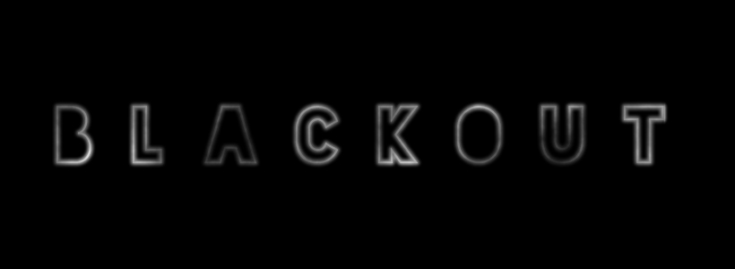 Blackout font