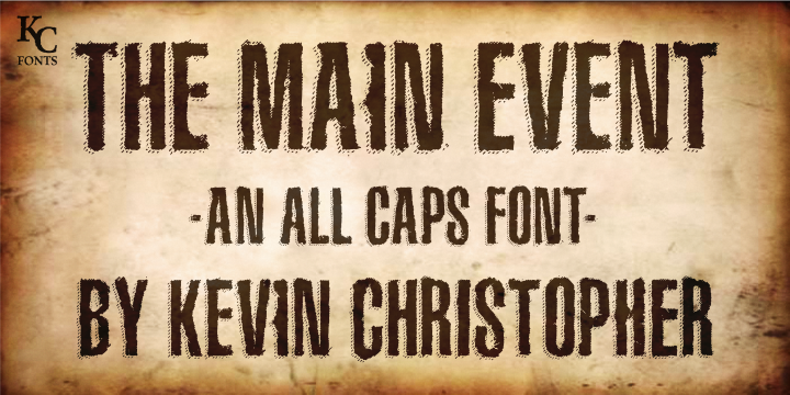 The Main Event font