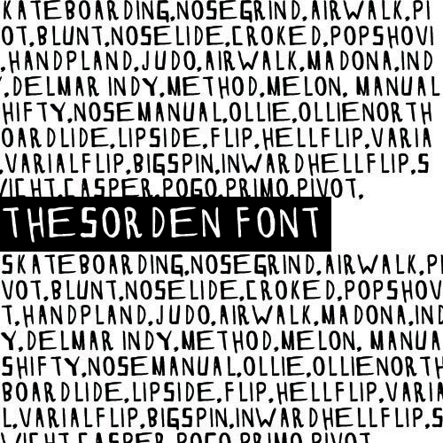 Thesorden font
