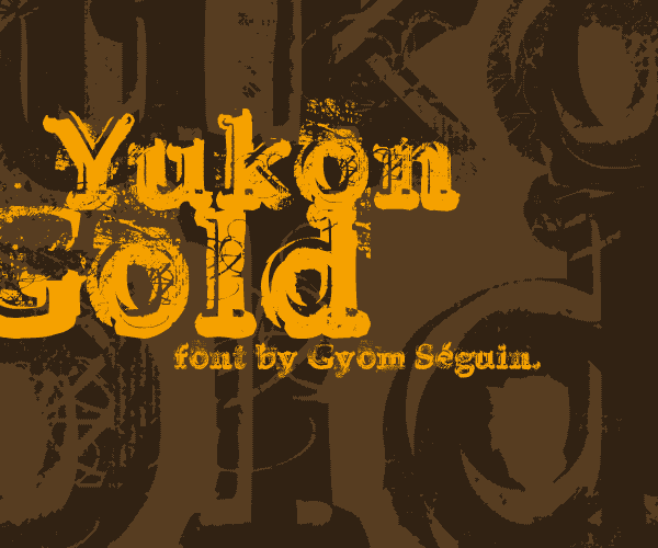 Yukon Gold font